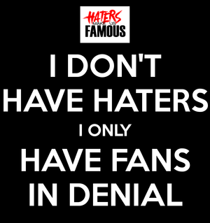  Haters gonna hate