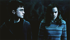  Hermione looking at Harry