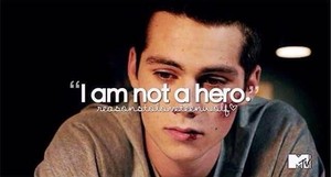  I'm no hero. Lies