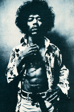  Jimi Hendrix por Donald Silverstein