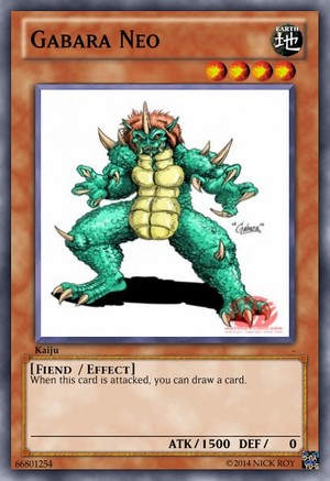  Kaiju Card - Gabara
