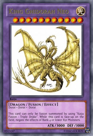  Kaiju Card - King Ghidorah