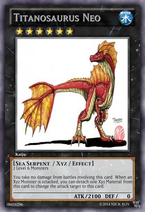 Kaiju Card - Titanosaurus 