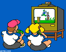  Kids playing Video Games