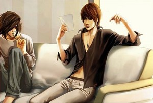  Light Yagami and l Lawliet