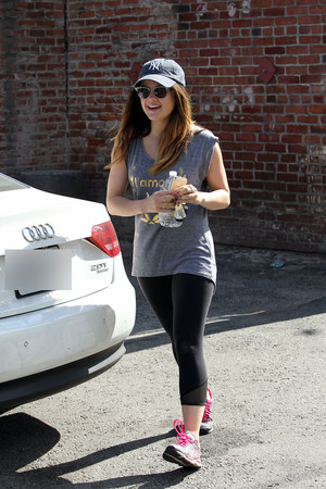  Lucy leaving the gym in LA - March 21st