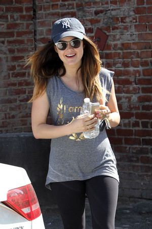  Lucy leaving the gym in LA - March 21st