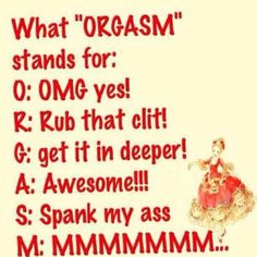 Meaning of orgasm