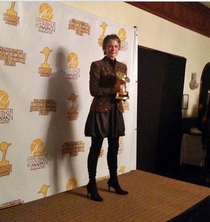 Mel winning the Saturn Award for Carol!