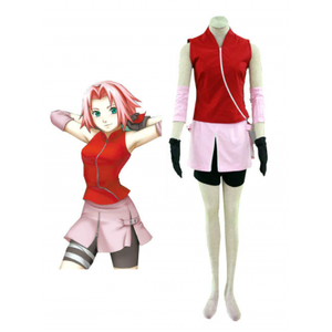  Naruto Sakura Haruno Cosplay Costume