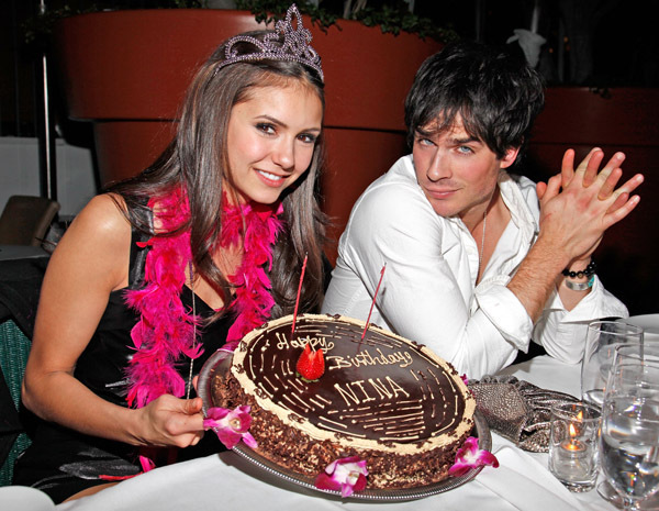 Nina with Ian on her birthday