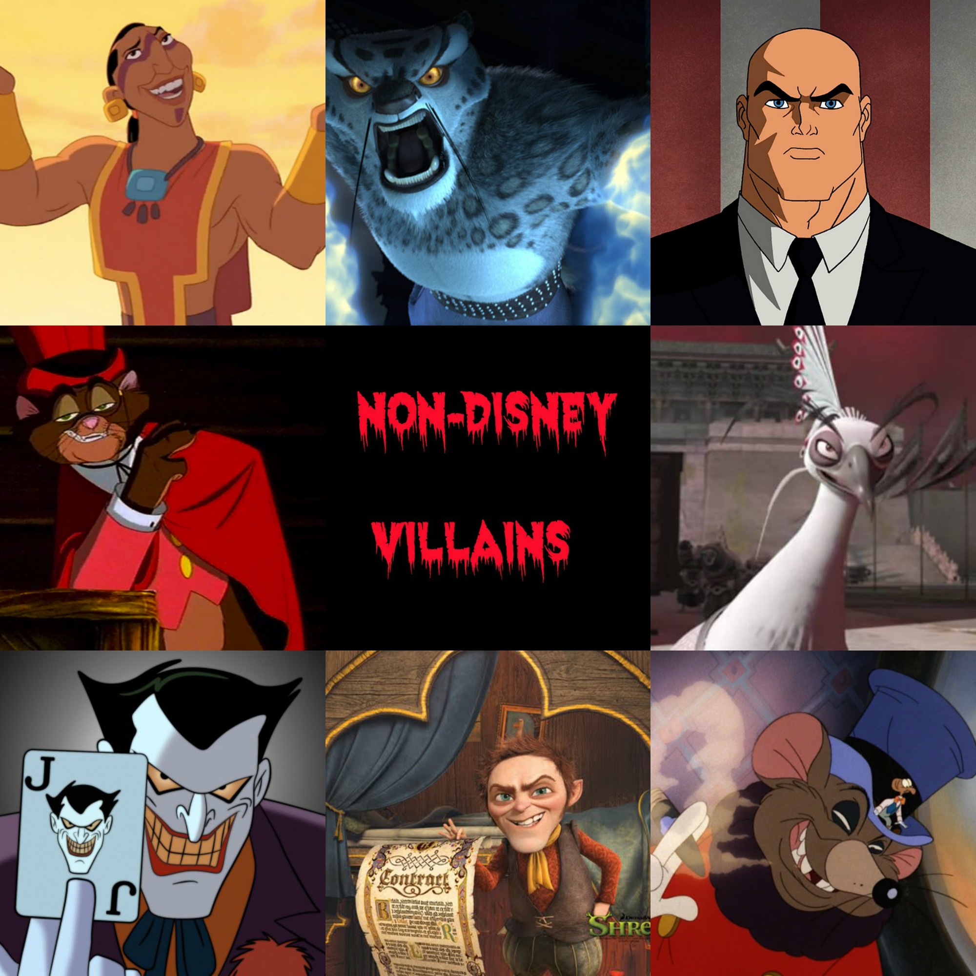  Non-Disney Villains