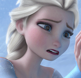  퀸 Elsa Crying for Princess Anna