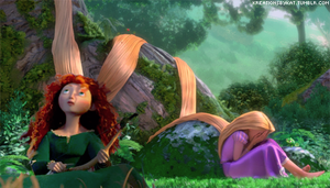  Rapunzel and Merida - Best vrienden