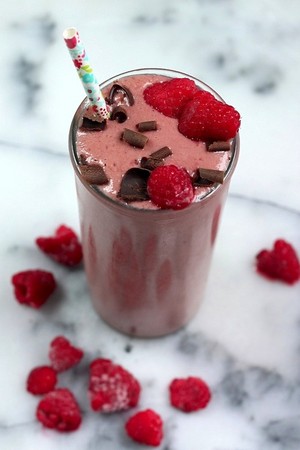  raspberry, raspberi Milkshake