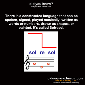 Sol Re Sol - the language of music (and other things)