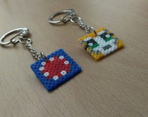  Stampy and squid key rings