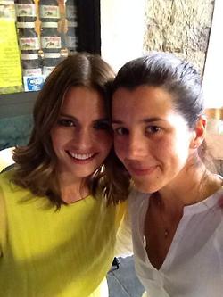 Stana and a fan(June,2014)