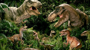  T-Rexes and Raptors