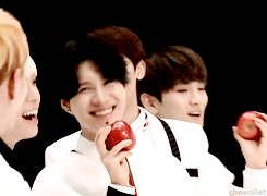  Taemin and appel, apple