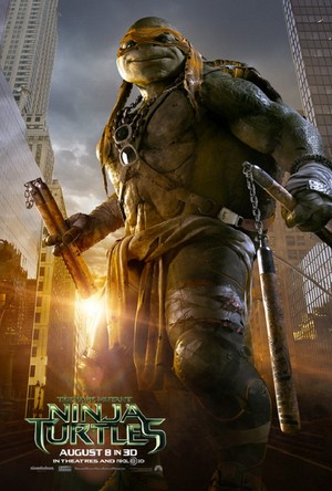 Teenage Mutant Ninja Turtles (2014) Poster: Michelangelo 
