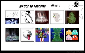  hàng đầu, đầu trang 10 yêu thích Ghost