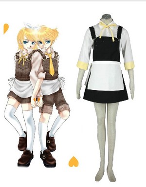  Vocaloid Alice Kagamine Ren Cosplay Costume