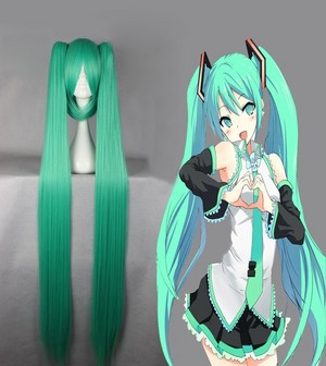  Vocaloid Hatsune Miku Green Cosplay wig