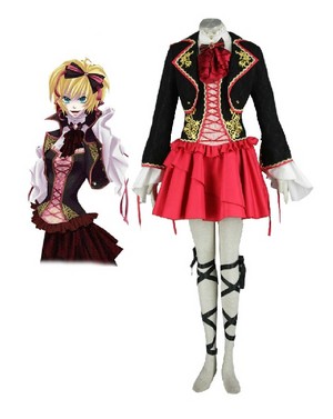  Vocaloid Kagamine Rin cosplay costume outfits