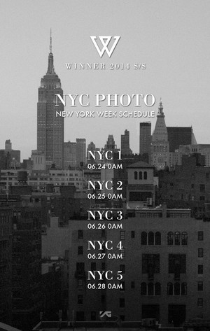  WINNER 'New York Week' bức ảnh reveals