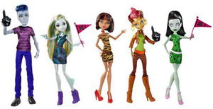  We are monster high 5 pack