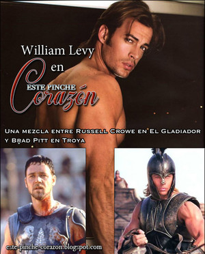  William Levy: un héroe épico al estilo Russell Crowe y Brad Pitt