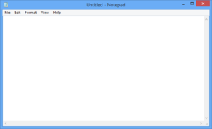  Windows 8.1 Notepad