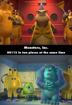  A mistake in monsters inc.