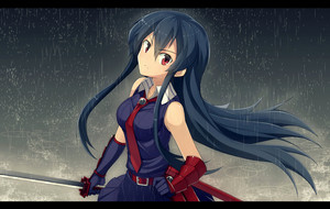  Akame in the rain