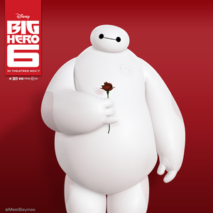  Baymax With a Rose