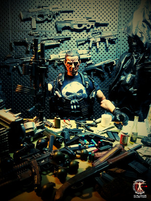  Calvin's Custom One Sixth Scale The Punisher