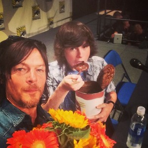  Chandler and Norman at Comic Con a few days पूर्व