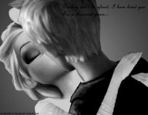  Elsa and Jack Kiss