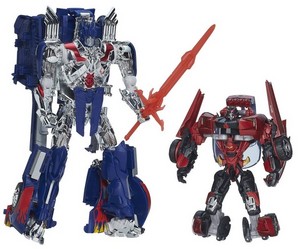  First Edition Optimus Prime and Sideswipe