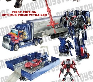  First Edition Optimus Prime with Sideswipe