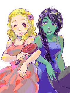 Glinda and Elphaba