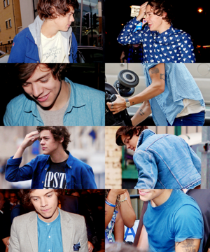  I cinta him in blue < 3