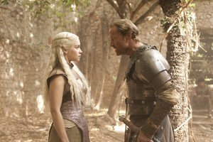  Jorah Mormont and Daenerys Targaryen