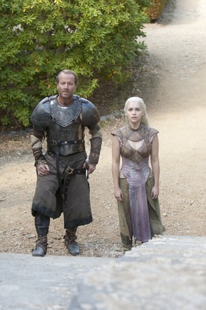  Jorah Mormont and Daenerys Targaryen
