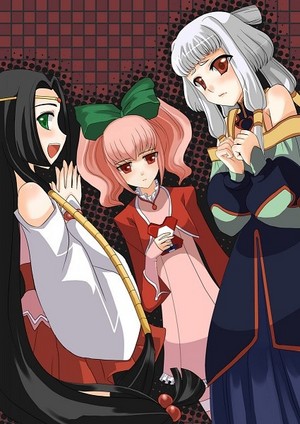  Kaguya Sumeragi, Anya Alstreim, and Empress Tian-zi