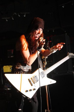 Lzzy Hale on the concert