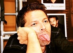  Misha Collins And His Tongue