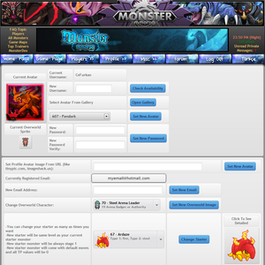 Monster MMORPG Free To Play Browser Based MMO RPG Game Pokemon Style www.monstermmorpg.com