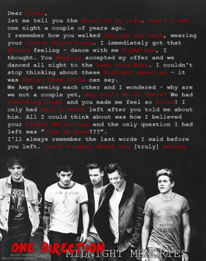 One Direction.Midnight Memories Poem <3